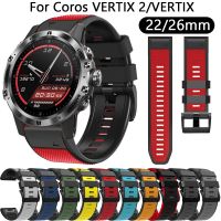 สายรัดข้อมือ2 22 26มม. สำหรับ COROS VERTIX 2สายรัดข้อมือสายสมาร์ทวอท์ชสำหรับ Garmin Fenix 6 6X 5 5X บวก7 7X 955สายนาฬิกาซิลิโคน