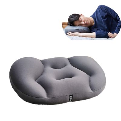 ☬◐ Deep Sleep 3D Neck Pillow Washable Polyester Travel Neck Pillows Cervical Pillow Lumbar Cushion Head Rest Cushion With Filling