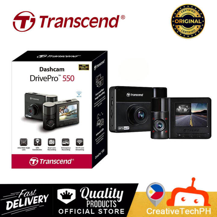 transcend dp550 dashcam
