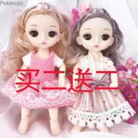 Pokimoto 17เซนติเมตรตุ๊กตาบาร์บี้เจ้าหญิงน้อยสาวเด็กของเล่น Bjd ตุ๊กตาชุดแต่งงาน8คะแนนเปลี่ยนหลายร่วมสูท