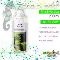 Reef-Aholic Aquaforest Freshwater สำหรับตู้ไม้น้ำ AF K Boost 200ml ปุ๋ยน้ำ สูตรเพิ่มโพแทสเซียม