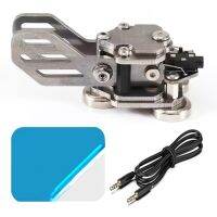 Mini CW Morse Key Double Paddle Code Keyer in Aluminium Alloy for Practise Beginner CW Telegraph Shortwave Radio