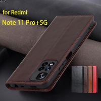 [Electronic film] Deluxe Wallet Case สำหรับ Xiaomi Redmi Note 11 Pro Plus 5G Premium Leather Flip Cover กระเป๋า Retro Business Fundas Coque