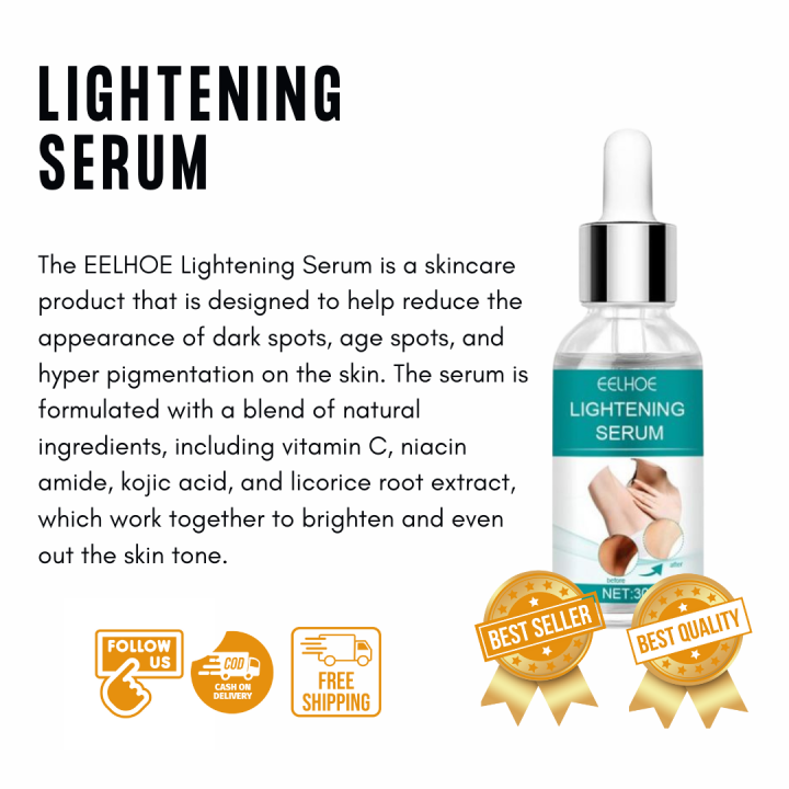 EELHOE Armpit Lightening and Whitening Serum Skin Lightening Bleaching ...