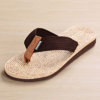 Hot Tree Texture Flip Flops ผู้ชายใหม่รองเท้าแตะชายหาดกันลื่นและรองเท้าแตะแฟชั่นรองเท้าแตะคู่ฤดูร้อน Outdoor