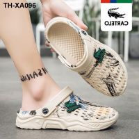 Cartelo outside the hole shoes mens summer sandals baotou breathable and cool slippers beach