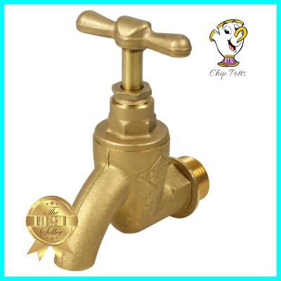 ก๊อกสนามทองเหลือง CITY 1/2 นิ้ว สีทองBRASS GARDEN TAP CITY 1/2" GOLD **ลดราคาจัดหนัก **