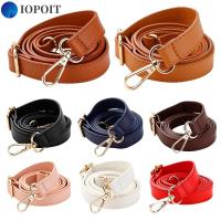 IOPOIT 130cm สำหรับผู้หญิง อะไหล่สำหรับเปลี่ยน ปรับได้ปรับได้ อุปกรณ์เสริมกระเป๋าสะพายไหล่ ที่จับกระเป๋าเงิน เข็มขัดกระเป๋าถือ สายหนังแท้