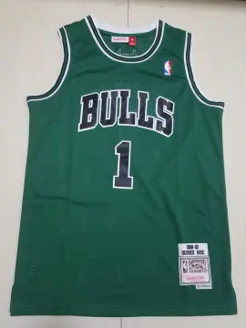Derrick Rose Chicago Bulls St Patrick’s Day Green Jersey Size Large