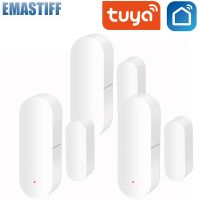 【hot】✽▩  Wifi Door Window Sensor Security Works with Tuya