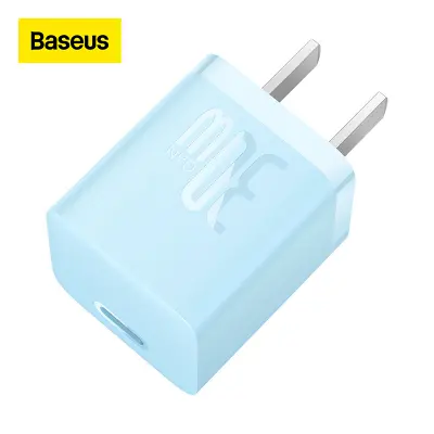 Baseus Mini GaN5 30W อะแดปเตอร์ไอโฟน หัวชาร์จเร็ว For iPhone 14 13 12 Pro Max Type C Fast Charger Quick Charge 4.0 QC 3.0 For iPhone Macbook