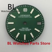 【YF】 LARIMOKER New 29mm Watch Dial Green Face C3 Luminous Suitable for NH34 NH35 NH36 Movements Parts