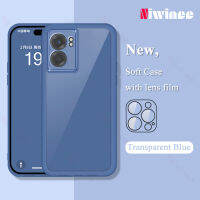 NIWINEE เคสโทรศัพท์โปร่งใสป้องกันกล้องสำหรับ Realme Narzo 50 5G/OPPO A77 5G เคสกันกระแทกมือถือฝาหลังแบบใสนุ่ม