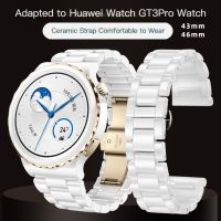 For Smart Watchband Huawei GT3 PRO Strap White Black Ceramic Watch Strap Watch GT3 Pro Men And Women Replacement Strap 43Mm 46Mm