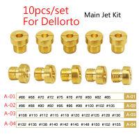 แพ็ค10ชิ้น M6ด้าย6มม.รถจักรยานยนต์หลัก Jet สำหรับ DellOrto คาร์บูเรเตอร์สำหรับ FRDB,FRDC,FRG, FZD ,PHBE,PHB , PHBH , PHBL, PHBN,PHVA , PHBR , PHF , PHM , PHSB , PHVB , VHB,VHBZ,VHBT, VHSA ,VHSB , VHSC , VHSB , VHSD , VHSG , VHSH , VHST