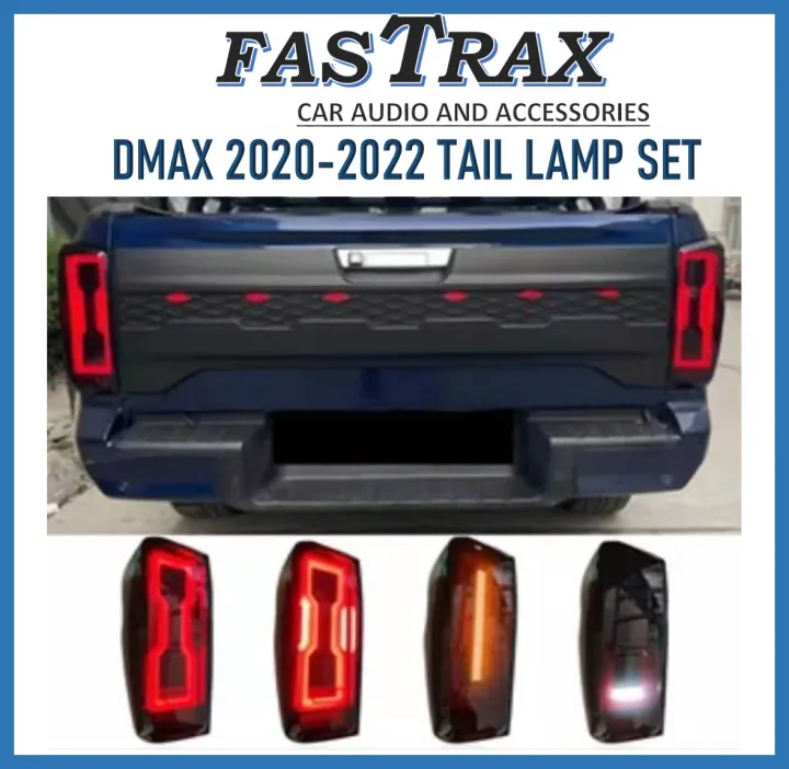 ISUZU DMAX TAIL LAMP FOR DMAX 2020-2021 1 PAIR SET PLUG AND PLAY | Lazada