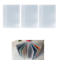 【CW】Fashion Plastic PVC Clear Pouch ID Credit Card Holder Organizer Keeper Pocket Name Business Card Bags Solid 10 Slots