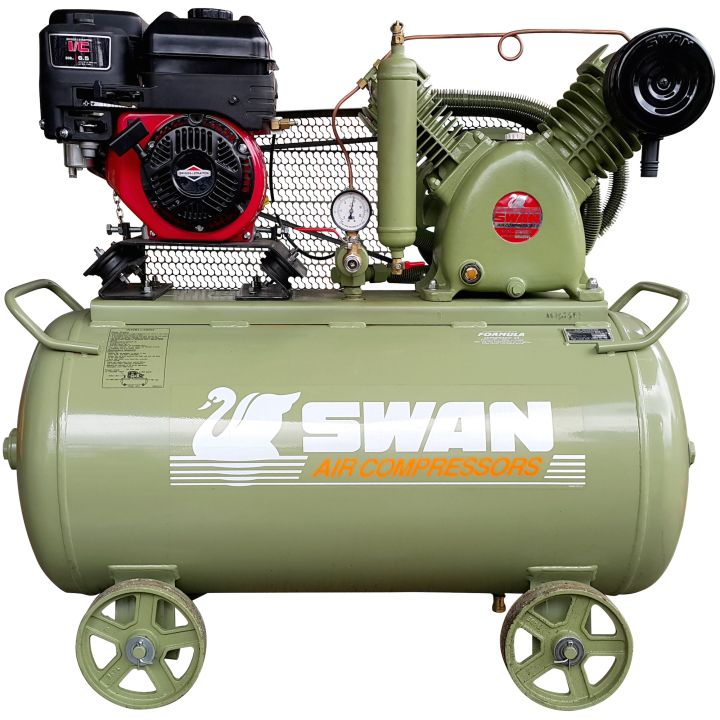 verbanning ontsmettingsmiddel vergeetachtig Swan B&S Petrol Engine Air Compressor HVU-203E(B&S): 6.5HP, 12Bar,  FAD270L/min, 960rpm | Lazada