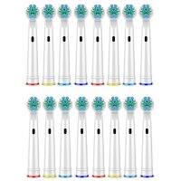 16Pcs Electric Toothbrush Replacement Brush Heads Replacement Parts for Oral B Sensitive Brush Heads Bristles D25 D30 D32 4739 3709