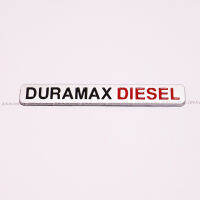 โลโก้ โลหะ DURAMAX DIESEL สีบรอนซ์เงิน ติดท้ายเชฟโรเลต โคโลราโด เทรลเบลเซอร์ ขนาด 15 x 2 cm.