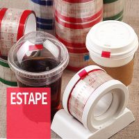 Disposable Sealing Sticker Portable Easy To Tear Paste Sealing Tape Take-out Drinkware Seals Cake Box Shopping Bag Sealing Tape