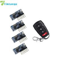 【YD】 Tiktango Transmitter   433Mhz Receiver Code 1527 Decoding Module 4 CH Output