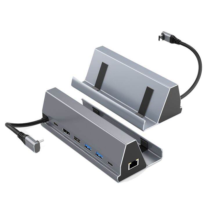7 in 1 Docking Station Accessories or Steam Deck Aluminum Alloy Holder