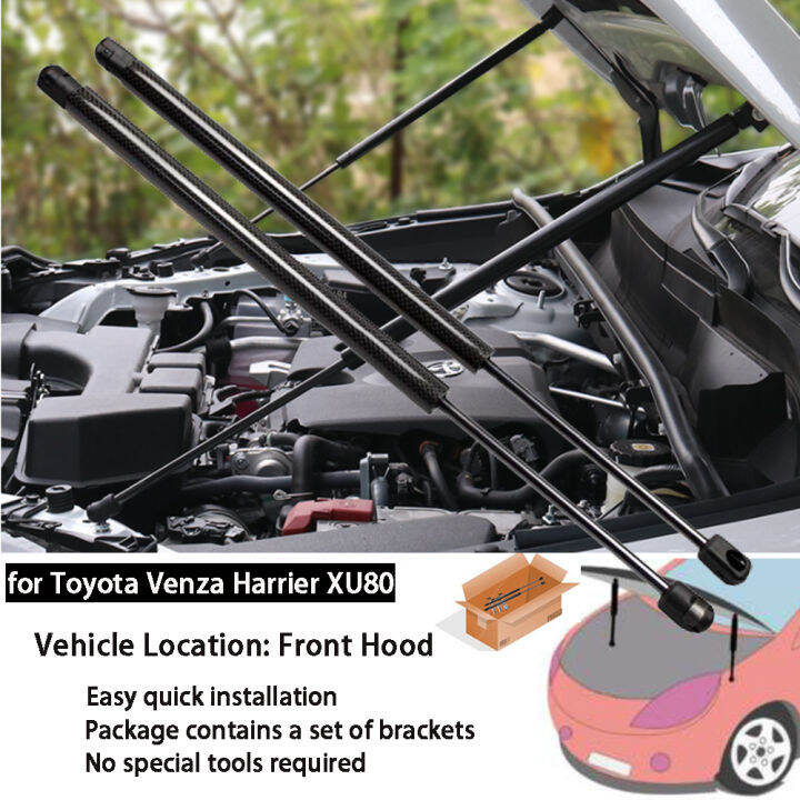 2PCS Gas Struts for Toyota Venza Harrier XU80 20202024 Front
