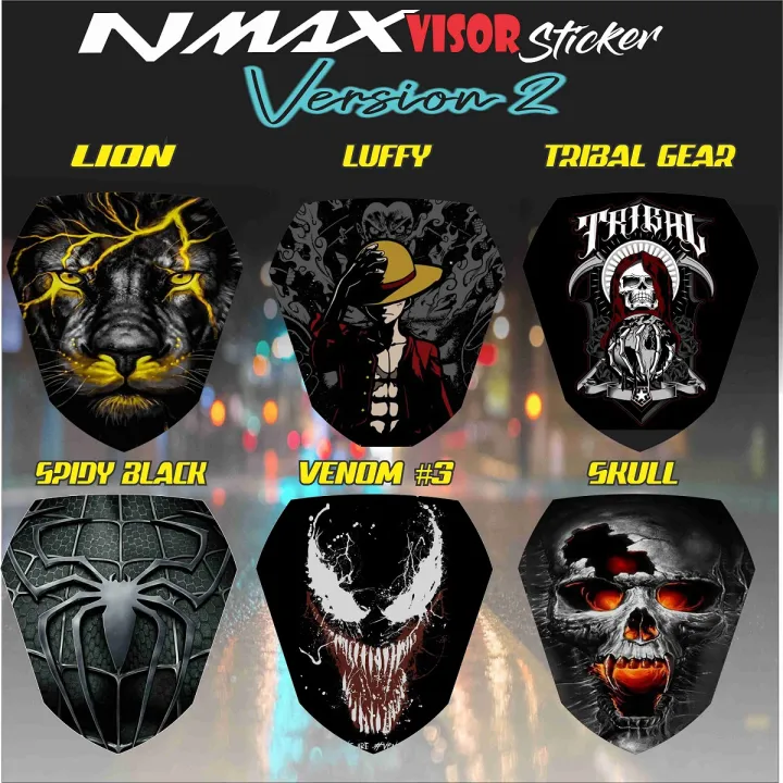 NMAX V2 VISOR STICKER Lazada PH