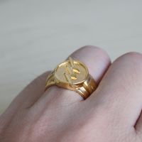 The Flash Season Cosplay Reverse Flash Ring 316L Stainless Steel Mens Gift JewelryTH