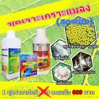 **ขายยกชุด** อะเซทรามิพริด 100 กรัม + เจฮาโลทริน(หมู)+วีโอน่า สำหรับใช้ป้องกันกำจัดแมลงและหนอน สูตรเย็น