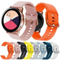 22mm 20mm Silicone Strap for Samsung Galaxy Watch Active 2 40/44mm Gear S2 Huami Amazfit bip Sports Wristband Huawei watch band