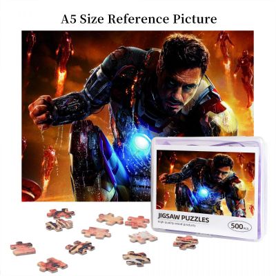 Iron Man (6) Wooden Jigsaw Puzzle 500 Pieces Educational Toy Painting Art Decor Decompression toys 500pcs