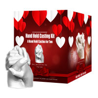 Hands Clay Molds Casting Kit Valentines Day Newborn Footprints Large Diy Gifts Plaster Statue Molding Clay Molds Keepsake Gift