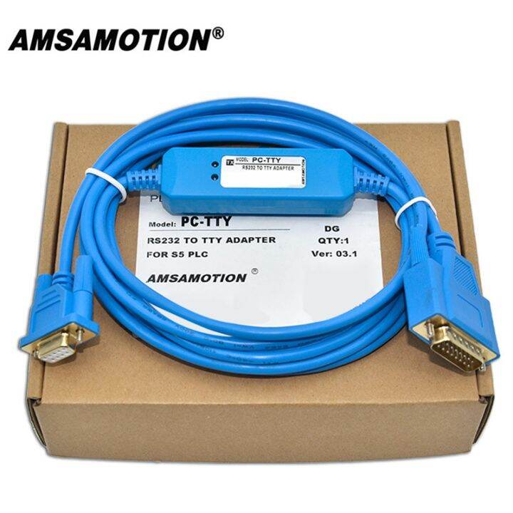 amsamotion-6es5734-1bd20-suitable-s5-series-plc-programming-cable-pc-tty-communication-cable-pc-tty-rs232-cable