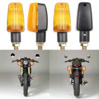 2Pcs Motorcycle Mini Turn Signal Light Yellow LED Universal Motorcycle Light Blinkers Flasher Amber Blinker Moto Accessories