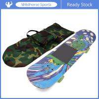 Wildhorse กระเป๋าใส่ถุงพร้อมที่จับเป้สะพายหลังสเก็ตบอร์ดกระเป๋าถือ Skiboard สีเขียว84Cm X 32Cm