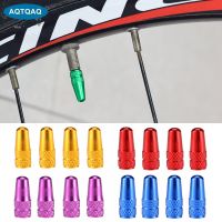 4Pcs/Set Color Tire Cap Aluminum Caps for Valves French Presta Tyre Hat MTB Accessories New 【hot】 ！ 1