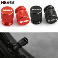 CNC Aluminum Tyre Valve Air Port Covers Caps Motorcycle Accessories For Ducati Multistrada 950 1100 1260 1200 S Sport Grand Tour