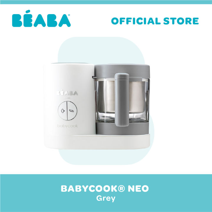 Beaba Babycook Neo Gray Multipurpose Blender, Steam, Reheat Baby