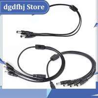 Dgdfhj Shop 20awg 5A 1 DC Female To 2/3/4 Male Splitter plug 5.5x2.5mm Power supply Cord adapter Connector Cable for LED Strip CCTV Camera