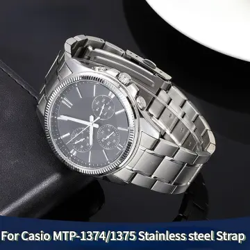 22mm Curved End Solid Stainless Steel Watch bracelet Casio MDV106