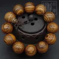 ✽☂✴ Tiger skin sandalwood tiger skin Nan Buddha สร้อยข้อมือลูกปัดสำหรับผู้ชายและผู้หญิง Huaqinan สร้อยข้อมือไม้มือลูกปัดข้อความเล่นเครื่องประดับแผงลอย