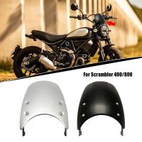 For DUCATI Scrambler 400 800 2015-2021 2019 2020 Windshield Aluminum Wind Deflector Windscreen Fairing Wind Screen Motorcycle