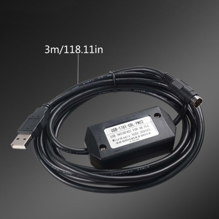 usb-1761-cbl-pm02-ab-micrologix-1000-1200-1500-seri-usb-plc-kabel-pemrograman-untuk-allen-bradley-bulat-8-pin-pengiriman-drop