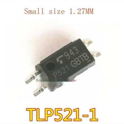 10Pcs SMD TLP521 P521 TLP521-1 TLP521-1GB ขนาดเล็ก1.27มม.Optocoupler SOP-4