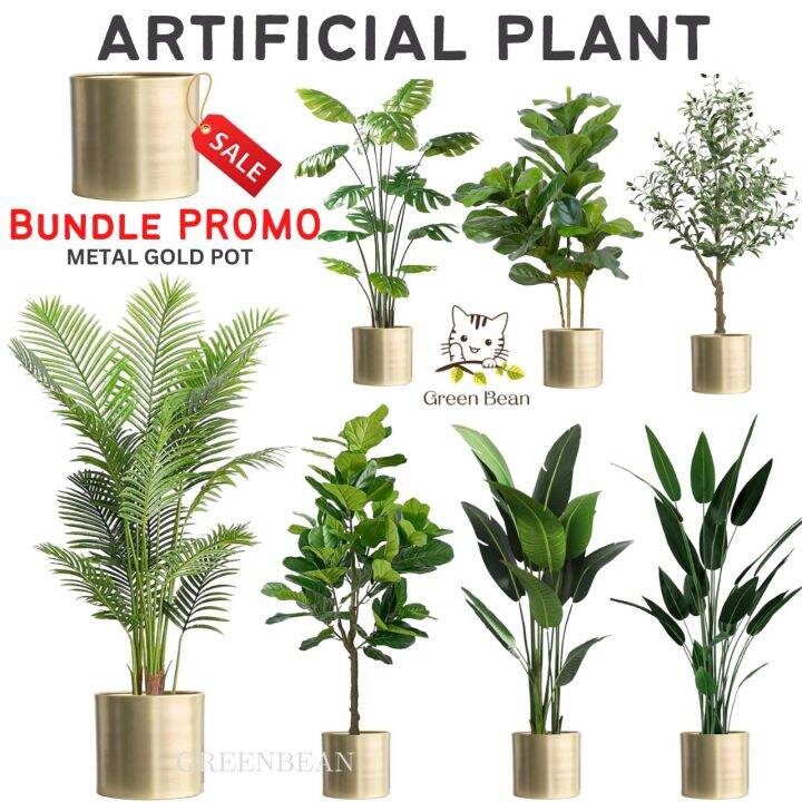 [Bundle Promotion] Artificial Plant Potted Plants Fake Plant Faux Plants Large Fake Plants For