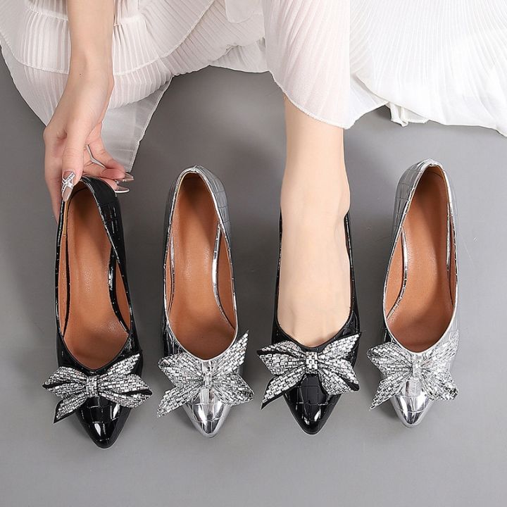 europe-and-the-united-states-during-the-spring-and-autumn-fashion-pointed-wedge-lighter-single-female-diamond-bow-shoes-comfortable-party-high-heeled-shoes-temperament