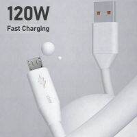 [HOT RUXMMMLHJ 566] 6A 120W สายเคเบิลไมโคร USB Fast สายเคเบิลข้อมูลสายชาร์จสำหรับ Samsung เซี่ยวหมี่เอชทีซี OPPO VIVO Charger USB โทรศัพท์มือถือเคเบิลอุปกรณ์เสริม