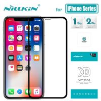 [Electronic film] สำหรับ iPhone 14 13 12 Mini 11 Pro X 8 7 Plus XR XS Max แก้ว Nillkin เต็มฝาครอบกระจกกันรอยหน้าจอสำหรับ iPhone SE 2020